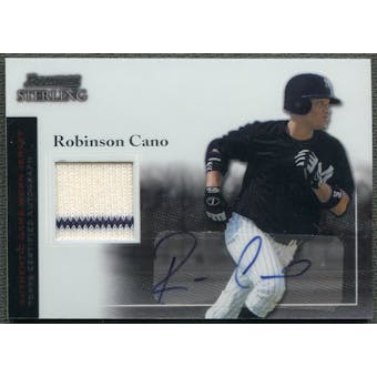 2004 Bowman Sterling #RC Robinson Cano Rookie Jersey Auto