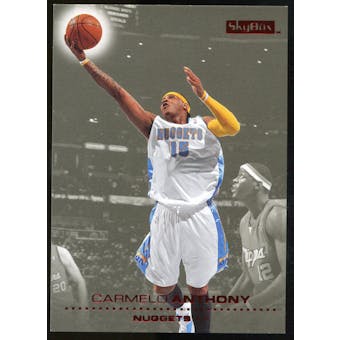2008/09 Upper Deck SkyBox Ruby #34 Carmelo Anthony /50