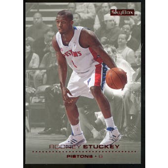 2008/09 Upper Deck SkyBox Ruby #43 Rodney Stuckey /50