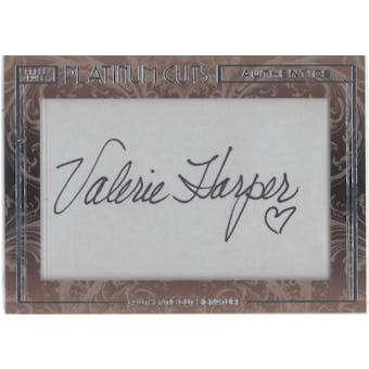 2013 Press Pass Platinum Cuts Signature Valerie Harper Autograph