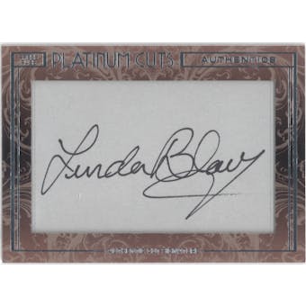 2013 Press Pass Platinum Cuts Signature Linda Blair Autograph