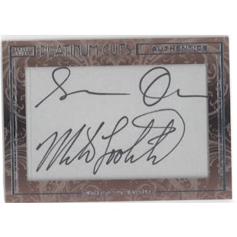 2013 Press Pass Platinum Cuts Signature Susan Olsen and Mike Lookinland Autograph