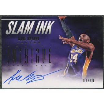 2012/13 Panini Intrigue #3 Kobe Bryant Slam Ink Auto #83/99