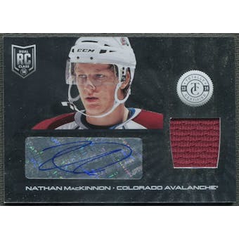 2013-14 Totally Certified #229 Nathan MacKinnon Rookie Jersey Auto