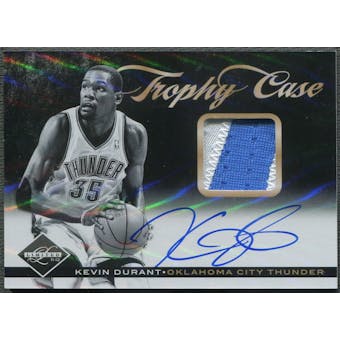 2011/12 Limited #25 Kevin Durant Trophy Case Patch Auto #13/15