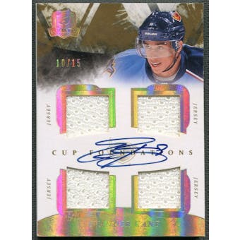 2010/11 The Cup #CFEK Evander Kane Foundations Jersey Auto #10/15