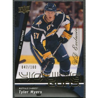 2009/10 Upper Deck #214 Tyler Myers Rookie Exclusives Young Guns #047/100