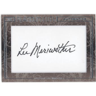 2013 Press Pass Platinum Cuts Signature Lee Meriwether Autograph