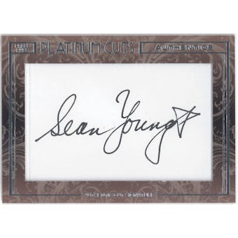 2013 Press Pass Platinum Cuts Signature Sean Young Autograph