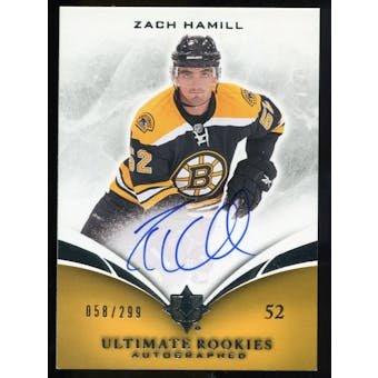 2010/11 Upper Deck Ultimate Collection #105 Zach Hamill RC Autograph /299