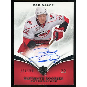2010/11 Upper Deck Ultimate Collection #108 Zac Dalpe RC Autograph /299