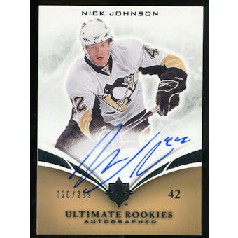2010/11 Upper Deck Ultimate Collection #132 Nick Johnson RC Autograph /299