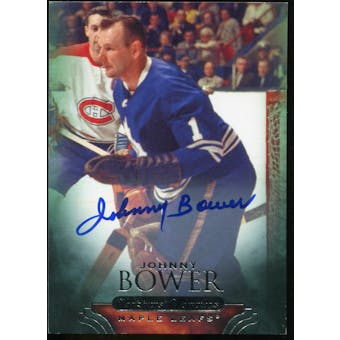 2011/12 Upper Deck Parkhurst Champions Autographs #42 Johnny Bower C Autograph