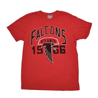 Atlanta Falcons Junk Food Red Kick Off Tee Shirt (Adult S)