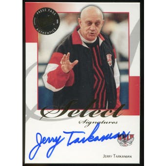 2008/09 Press Pass Legends Select Signatures #JT Jerry Tarkanian Autograph