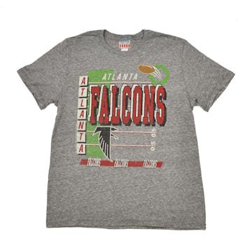 Atlanta Falcons Junk Food Gray Touchdown Tri-Blend Tee Shirt (Adult S)