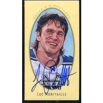 2011/12 Upper Deck Parkhurst Champions Champ's Mini Signatures #28 Luc Robitaille Autograph