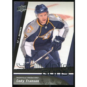 2009/10 Upper Deck #475 Cody Franson YG RC
