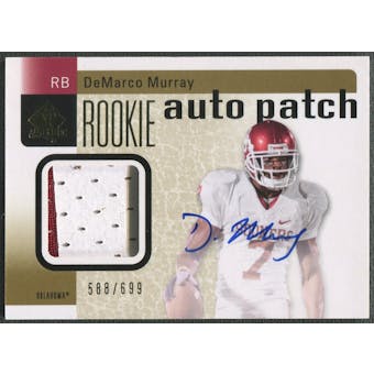 2011 SP Authentic #216 DeMarco Murray Rookie Patch Auto #588/699