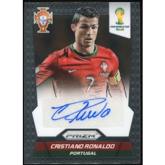 2014 Panini Prizm World Cup Signatures #SCR Cristiano Ronaldo Autograph