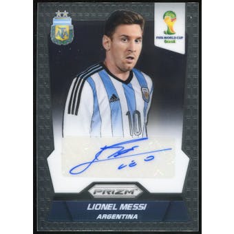 2014 Panini Prizm World Cup Signatures #SLME Lionel Messi Autograph