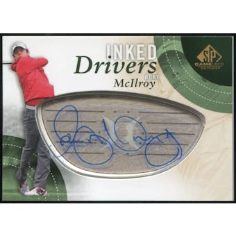 2014 Upper Deck SP Game Used Inked Drivers #IDRM Rory McIlroy B Autograph