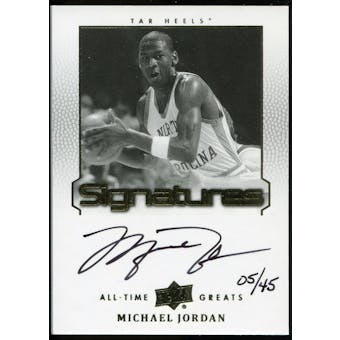 2013 Upper Deck All-Time Greats Signatures #ATGMJ17 Michael Jordan 5/45