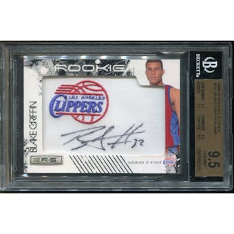 2009/10 Panini Rookies and Stars #131 Blake Griffin RC Auto Patch 238/449 BGS 9.5