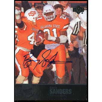 2011 Upper Deck College Legends Autographs #27 Barry Sanders SP Autograph