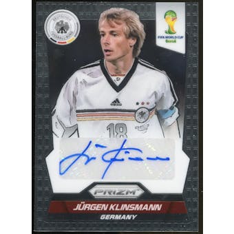 2014 Panini Prizm World Cup Signatures #SJK Jurgen Klinsmann Auto