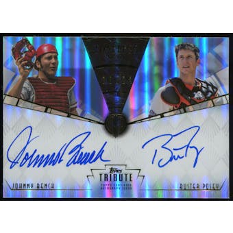 2013 Topps Tribute Timeless Tribute Autographs #BP Johnny Bench Buster Posey 8/24
