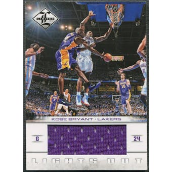 2012/13 Limited #4 Kobe Bryant Lights Out Jersey #95/99