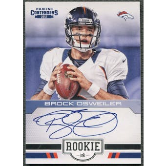 2012 Panini Contenders #7 Brock Osweiler Rookie Ink Auto /75