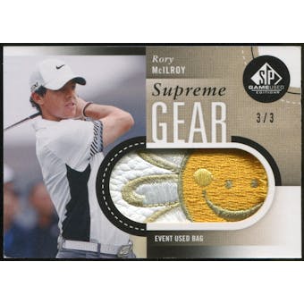 2014 Upper Deck SP Game Used Supreme Gear Bags #SGBRO Rory McIlroy 3/3