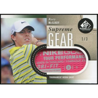 2014 Upper Deck SP Game Used Supreme Gear Shirts #SGSRM Rory McIlroy 1/3