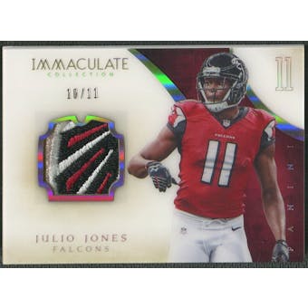 2014 Immaculate Collection #58 Julio Jones Numbers Patch #10/11