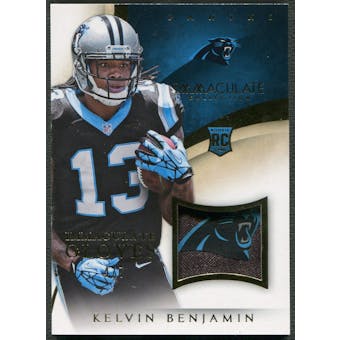 2014 Immaculate Collection #7 Kelvin Benjamin Rookie Gloves Team Logo #4/7