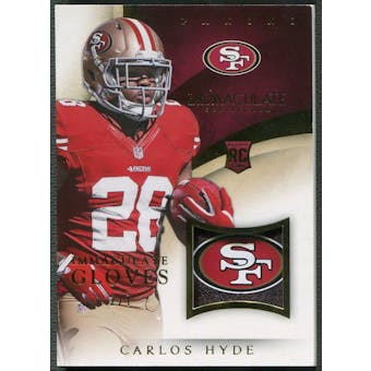 2014 Immaculate Collection #17 Carlos Hyde Rookie Gloves Team Logo #2/7