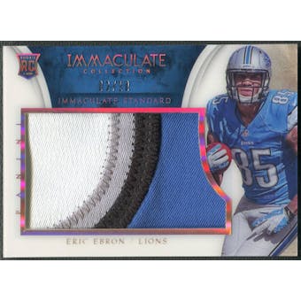 2014 Immaculate Collection #90 Eric Ebron Rookie Immaculate Standard Patch #02/10