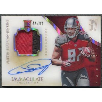 2014 Immaculate Collection #113 Austin Seferian-Jenkins Numbers Rookie Patch Auto #44/87
