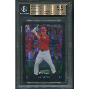 2011 Bowman Chrome #175 Mike Trout Rookie Refractor BGS 9.5