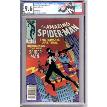 Amazing Spider-Man #252 Newsstand Variant CGC 9.6 (W) *4335709003* 1st Black Costume