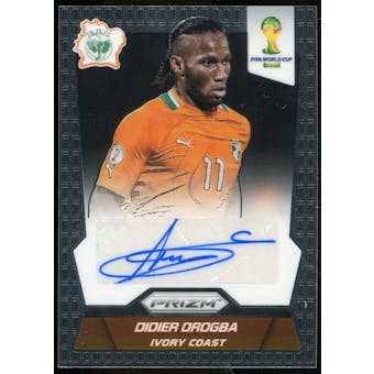 2014 Panini Prizm World Cup Signatures #SDD Didier Drogba Autograph