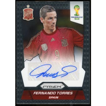 2014 Panini Prizm World Cup Signatures #SFT Fernando Torres Autograph