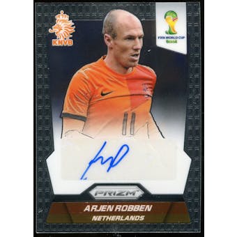 2014 Panini Prizm World Cup Signatures #SAR Arjen Robben Autograph