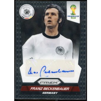 2014 Panini Prizm World Cup Signatures #SFB Franz Beckenbauer Autograph