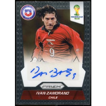 2014 Panini Prizm World Cup Signatures #SIZ Ivan Zamorano Autograph