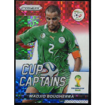 2014 Panini Prizm World Cup Cup Captains Prizms Red White and Blue #20 Madjid Bougherra