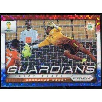 2014 Panini Prizm World Cup Guardians Prizms Red White and Blue #9 Boubacar Barry
