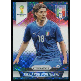 2014 Panini Prizm World Cup Prizms Red White and Blue #129 Riccardo Montolivo
